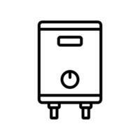 water heater icon vector design template simple and clean