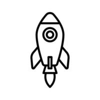 rocket icon vector design template simple and clean