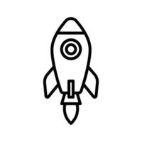 rocket icon vector design template simple and clean