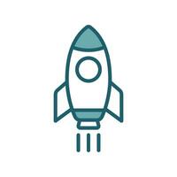 rocket icon vector design template simple and clean