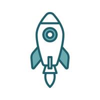 rocket icon vector design template simple and clean