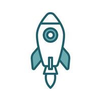 rocket icon vector design template simple and clean