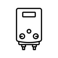 water heater icon vector design template simple and clean