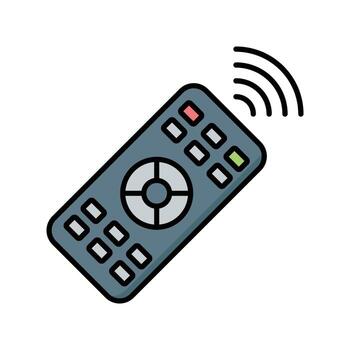 remote control icon vector design template simple and clean