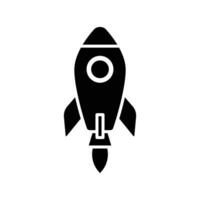rocket icon vector design template simple and clean