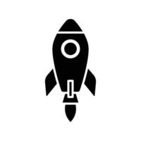 rocket icon vector design template simple and clean