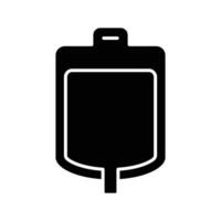 blood bag icon vector design template simple and clean
