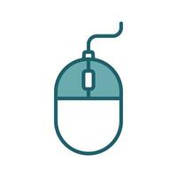 computer mouse icon vector design template simple and clean