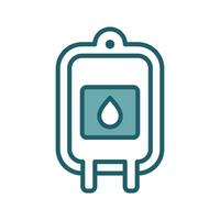 blood bag icon vector design template simple and clean