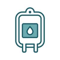 blood bag icon vector design template simple and clean