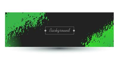 abstract background with brushstroke and halftone style in black background. vector