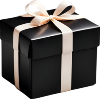 nero Venerdì regalo scatole, vacanza regali, festivo regali, regalo involucro idee, speciale sorprese, ai generativo png