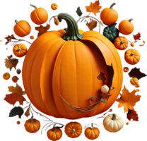 calabaza ai generativo png