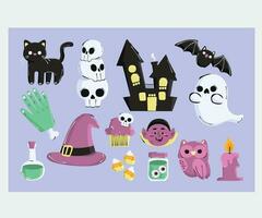 Halloween Aesthetic Clip art Illustration vector