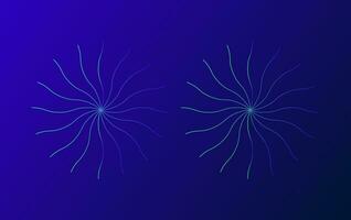 Swirl shape made of circular pattern of dots fading using size vector