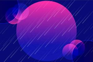Landing page Template 3d minimal round elips colorful gradient shape vector