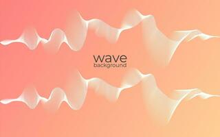 Vector abstract color wavy lines abstract wave design element smoky flow presentations
