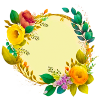 Sunflower Wreath Free png