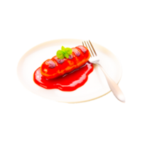 rosso salsiccia png ai generato gratuito png