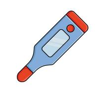 Thermometer Flat design illustration of thermometer vector for web or apps design element