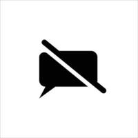 Message box icon vector