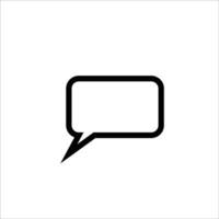 Message box icon vector