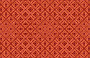 Dimond shape colorful fabric pattern vector