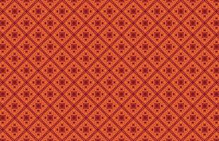 Dimond shape colorful fabric pattern vector