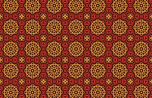 Moroccan colorful design pattern vector