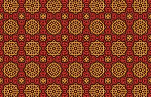 Moroccan colorful design pattern vector