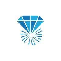 Jewelry Line Art Diamond Logo  Icon and Symbol vector