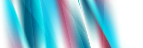 Blue purple glossy smooth stripes abstract background vector