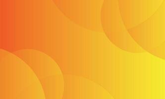 Minimal geometric background. Orange element with gradient fluid. Dynamic shape composition. round. Eps10 vector