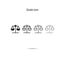 Scale icon, Vector illustration