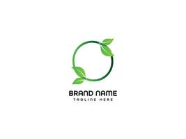 Leaf Letter Logo Design vector