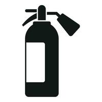 Fire extinguisher icon simple vector. Alarm gate vector