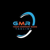 GMR letter logo creative design with vector graphic, GMR simple and modern logo. GMR luxurious alphabet design Pro Vector