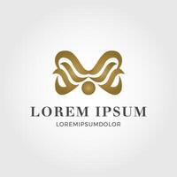 Luxurious brand logo vector