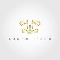 Luxurious brand logo vector