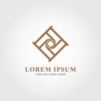 Luxurious brand logo vector