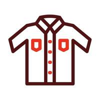 Uniform Vector Thick Line Two Color Icons For Personal And Commercial Use.