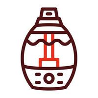 Humidifier Vector Thick Line Two Color Icons For Personal And Commercial Use.
