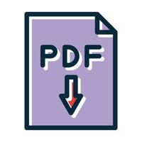 descargar pdf vector grueso línea lleno oscuro colores para personal y comercial usar.