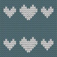 Grey background and white knitted pattern. knitted vector pattern. Seamless gradient pattern for clothing, wrapping paper, backdrop, background, gift card.