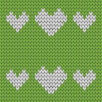 Light green background and white knitted pattern. knitted vector pattern. Seamless gradient pattern for clothing, wrapping paper, backdrop, background, gift card.