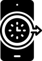 solid icon for temporal vector