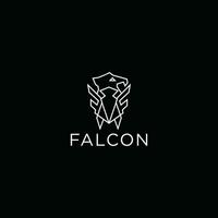 Abstract falcon logo design template vector