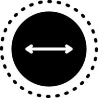 solid icon for sized vector
