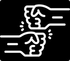 solid icon for agreed vector