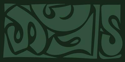 Hand drawn contemporary abstract shapes. Dynamical colored forms and line. Abstrack backgrounds, grey dark green memphis, vector